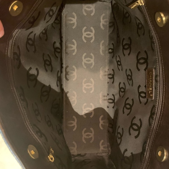 Authentic Chanel Rafia Denim Tote💕 - Picture 3 of 15